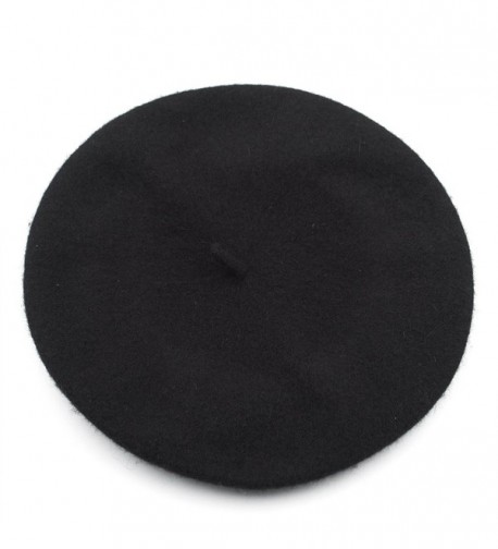 Opromo French Ladies Basque Diameter Dark in Women's Berets