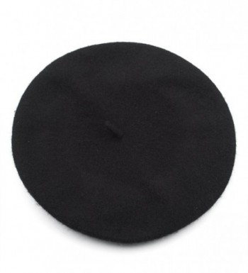 Opromo French Ladies Basque Diameter Dark in Women's Berets