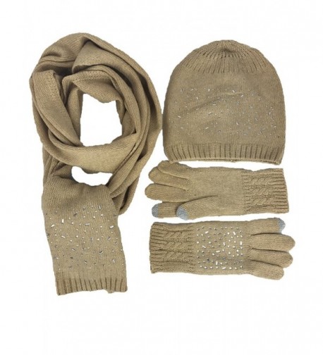 SNOWDROP Series Wool blended Gift Sets Hat- Glove and Scarf ...