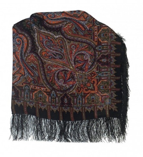 Pavlovoposadskiy Platok Womens Russian Fringes in Wraps & Pashminas