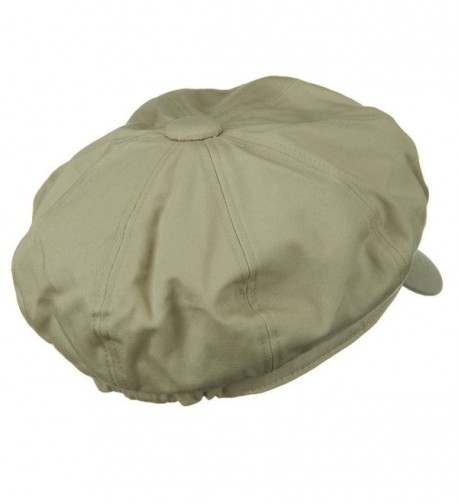 Big Size Cotton Newsboy Hat