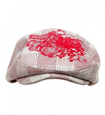 UBI NYH Flower Checkered Hat Pink