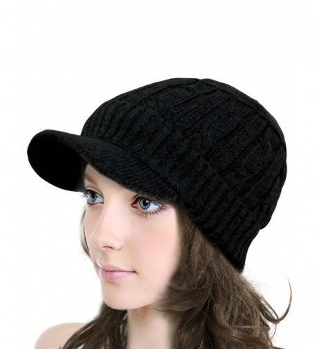 Dahlia Womens Velour Lined Cable in Women's Newsboy Caps