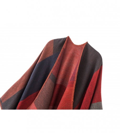 Urban CoCo Womens Color Poncho in Cold Weather Scarves & Wraps