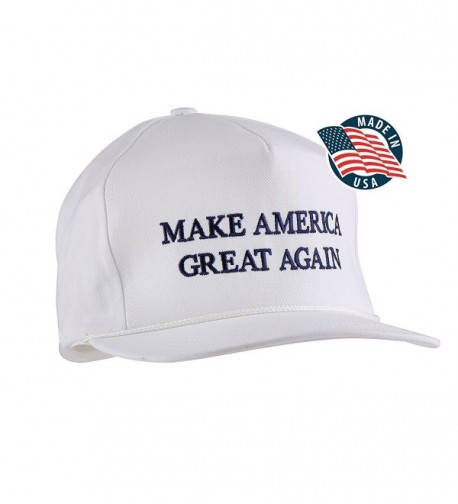 Make America Great Again! - Trump 2016 Adjustable Cap With Rope Front - Made in Usa - White - CK129LL27E7