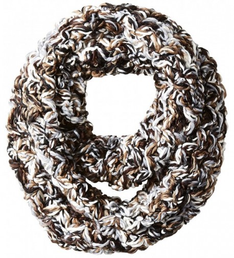 Steve Madden Women's Cozy Cabin Multi Infinity Scarf - Neutral - C012LAHPWNR