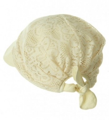 Ladies Jacquard Mesh Hat Natural