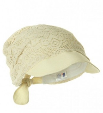 Ladies Jacquard Mesh Hat Natural in Women's Sun Hats