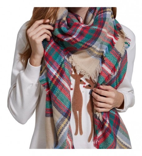 HEYMA Plaid Blanket Scarf Tartan Stylish Scraf For Women Winter Scarf Shawl - Scarf One - C21880RWRSN