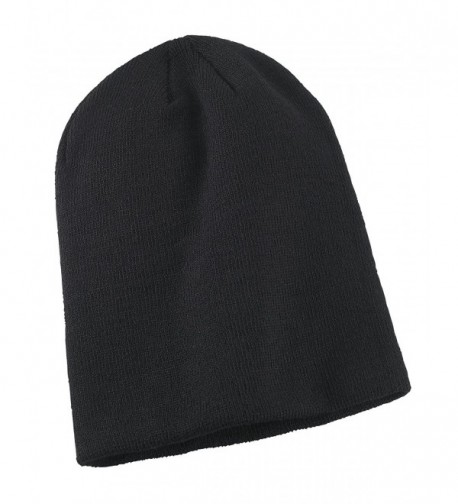 Big Accessories BA519 Slouch Beanie - Black - C311JN8XLGH