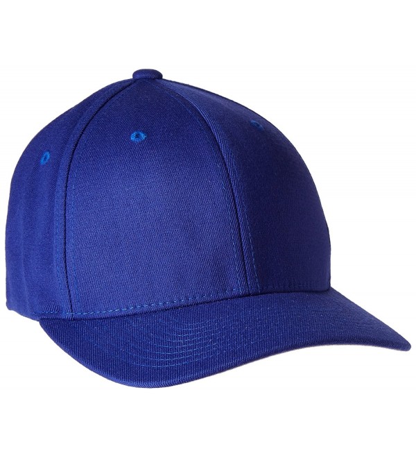 Flexfit mens 6-Panel Structured Mid-Profile Cotton Twill Cap(5001) - Navy - C5113MH4WAX