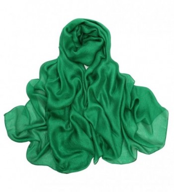 Women Scarf Super Soft Scarves Large Shawl Wrap by Bonnenult - Green - C1189L8T6KS