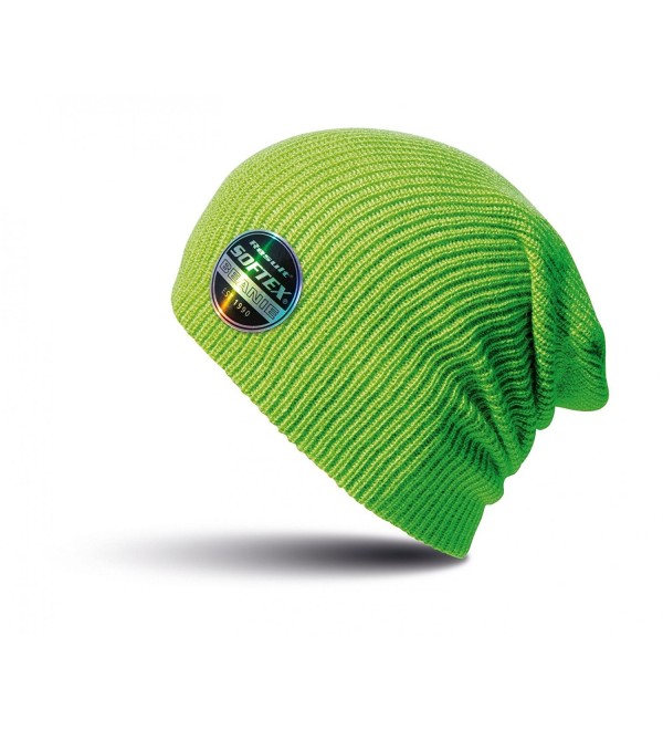 Result Winter Essentials Core Softex Beanie Hat - Lime - CO12MAO5JUP