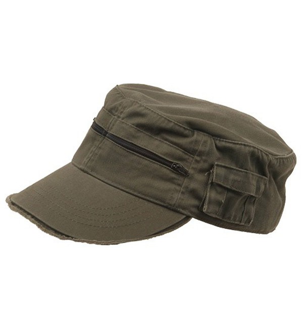 Zippered Enzyme Army Cap - Olive - CH111QRJ59P