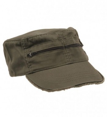 MG Zippered Enzyme Army Cap Olive