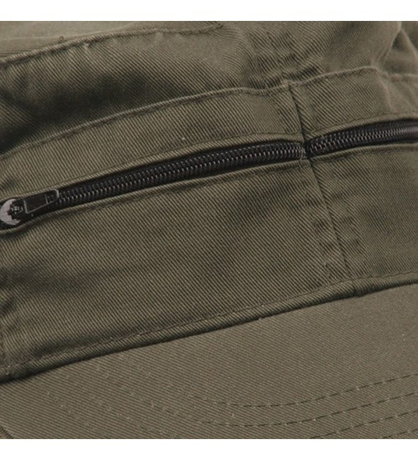 Zippered Enzyme Army Cap Olive CH111QRJ59P