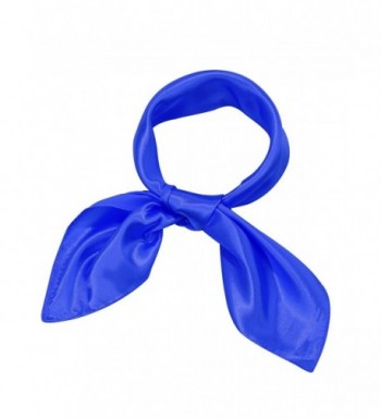 Satinior Chiffon Square Handkerchief Ribbon - Royal Blue - CK18803OM5T