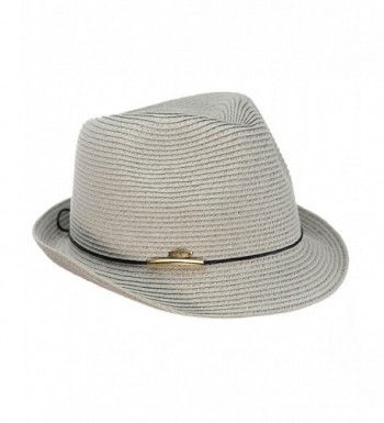 NYFASHION101 Spring Summer Gold Tone Stingy in Women's Fedoras