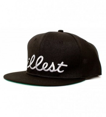 ILLEST Lowered Font Embroidered Unisex-Adult Hat One-Size Black/Black - CK125TEKZXF