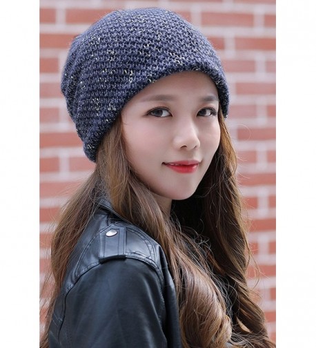 AOU Womens Knitted Braided HairWrap in Women's Skullies & Beanies