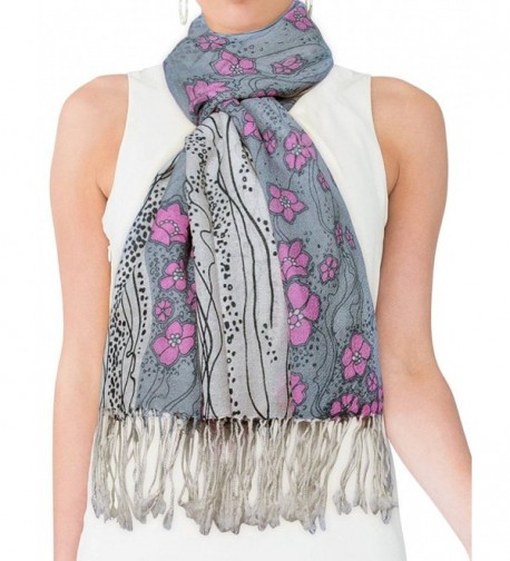 Dahlia Womens Merino Pashmina Scarf in Fashion Scarves