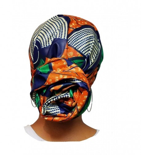 Orange Green African Ankara Multicolor