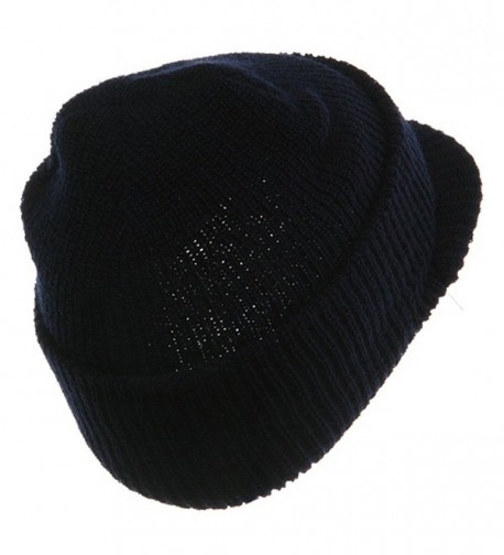 Military Wool Jeep Cap Navy in Men's Skullies & Beanies