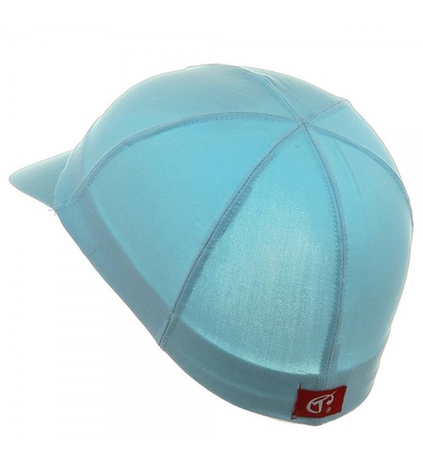 Titan Sport Solid Spandex Pin-Wheel Visor Cap - Sky Blue 1646 - Sky Blue - CH11CADOO7B