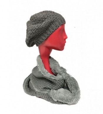 W4W Infinity Complementing Slouchy Knitted - Gray - C312NVB9IDM