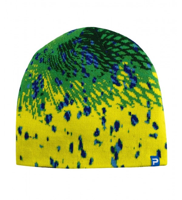 Pelagic Psycho Dorado Reversible Beanie Two-Sided Ski Hat - CZ12O64JN8D