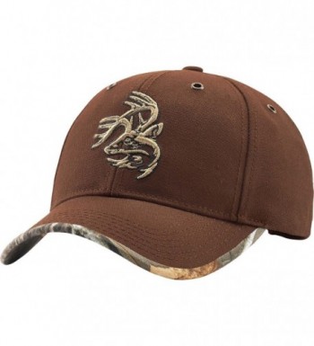 Legendary Whitetails Mens Canvas Cross Trail Workwear Cap - Chocolate - C012MYXV05E