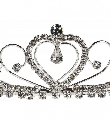 Bridal Wedding Silver Tiara Crystal