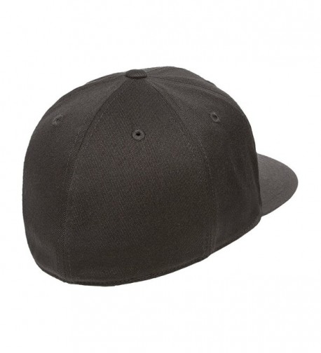 Flexfit Yupoong Fitted Black Large in Men's Baseball Caps