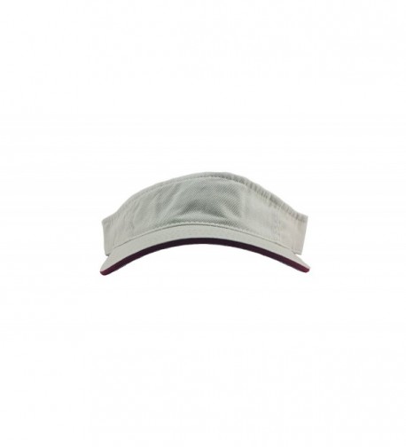 Visors (Various Styles) - Stone/Maroon - C612GCPE9AJ