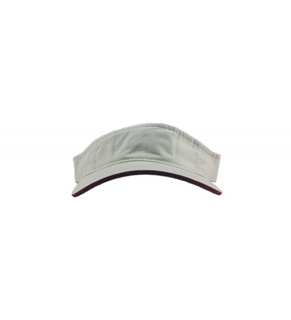 Visors (Various Styles) - Stone/Maroon - C612GCPE9AJ