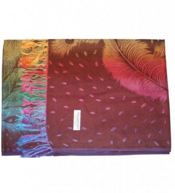 Ted Jack Feathers Pashmina Multicolor in Fashion Scarves