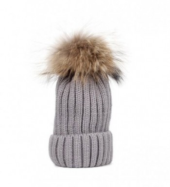 DEESEE Beanie Winter Crochet Hemming in Women's Skullies & Beanies