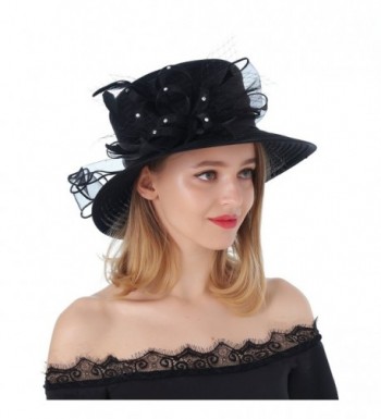 Dantiya Breathable Kentucky Wedding Organza in Women's Sun Hats