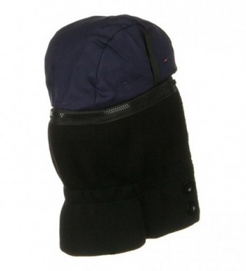 Quilted Hard Liner Black Blue in Men's Balaclavas