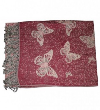 Ted Jack Butterfly Patterned Reversible in Wraps & Pashminas