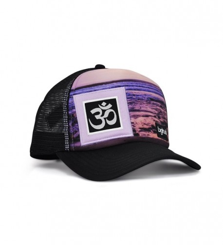 bigtruck Original Yoga Mesh Snapback Trucker Hat- Sublimated Lines - CB12E6U5TUH