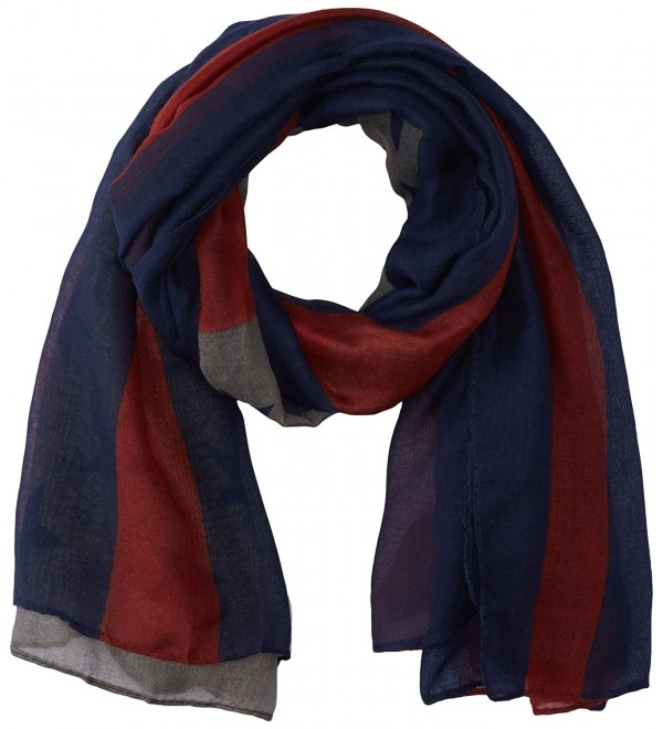 D&Y Women's American Flag Oblong Scarf - Navy - CY11YYVZOWR