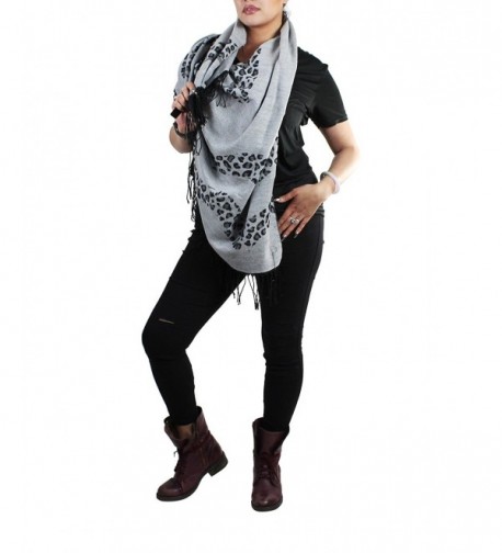 Leopard Print Andes Front Poncho in Wraps & Pashminas
