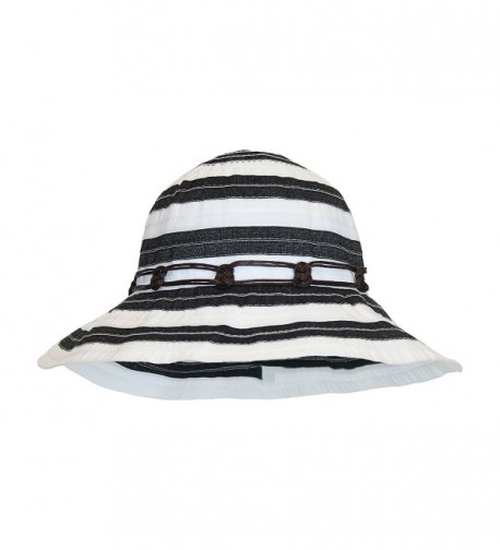 Black White Wide Brim Summer