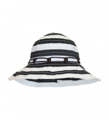 Black White Wide Brim Summer