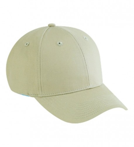 Otto Caps Cotton Twill Low Profile Pro Style Caps - Khaki - CW11U5K3H4N