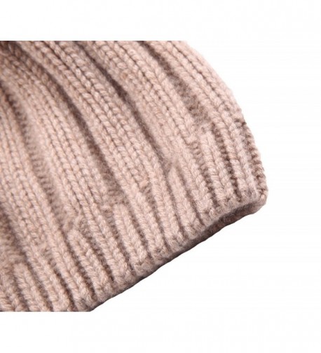 MIUK Womens Cashmere Beanie Stretch