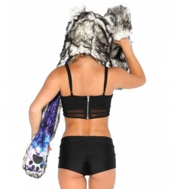 iHeartRaves Animal Mittens Hoodie Stardust in Fashion Scarves