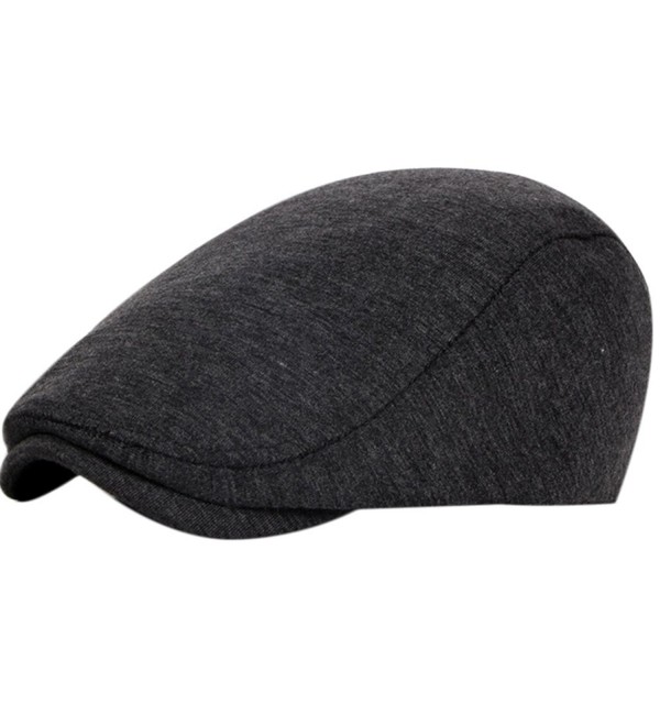 Men's Cotton Flat Cap Newsboy Hunting Hat Cotton Spring Autumn Winter ...