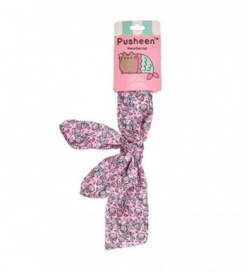 Claire's Girl's Pusheen Mermaid Front-Bow Headwrap in Pink - CW186TCCZMU